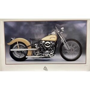 Harley Davidson Poster XL 50x27.5 Limited Edition #89/500 Collectible
